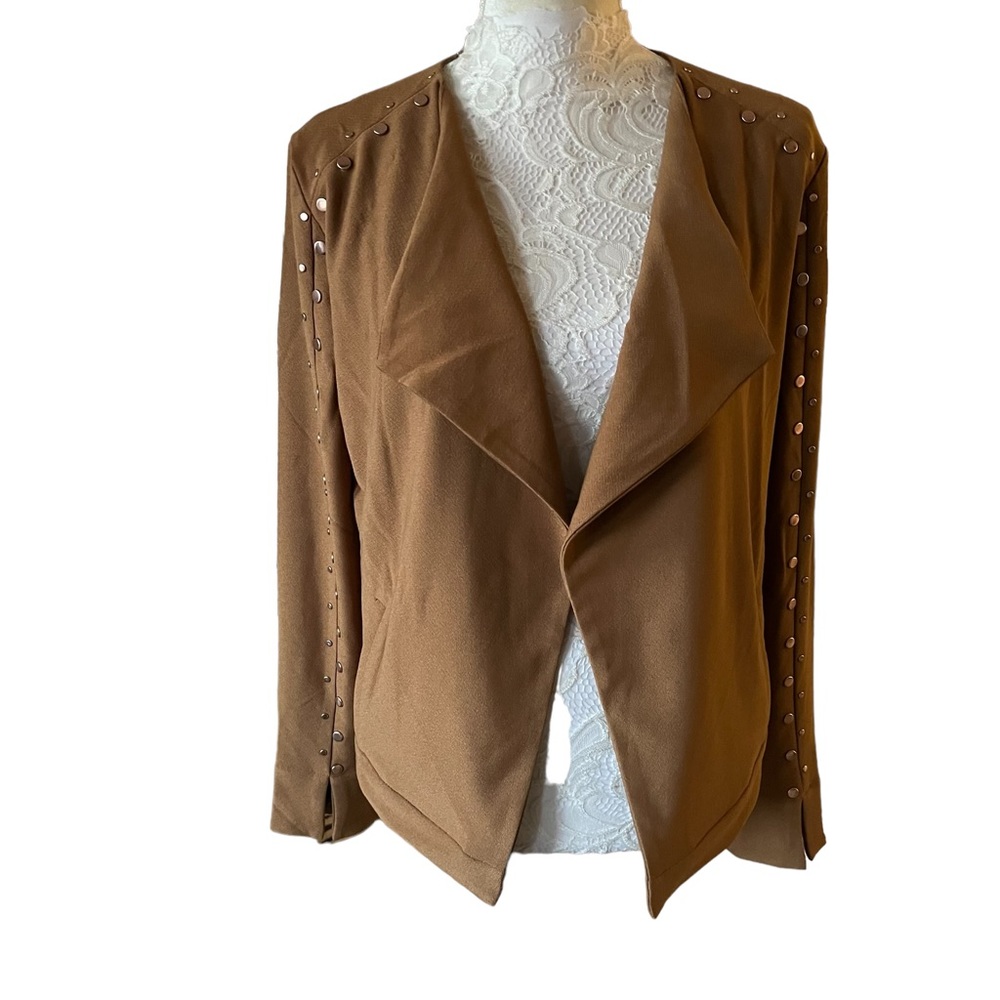 LYSSE jacket brown size small NWT - Picture 2 of 9